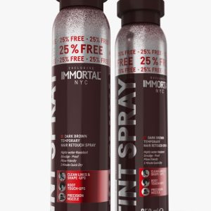 Immortal Root Concealer Temporary Colour & Thickening Spray 250ml - Dark Brown