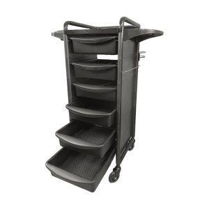 Karma Darwin Full Metal 6 Tier Hair Salon Super Heavy Duty Trolley 080501 - Fully Assembled