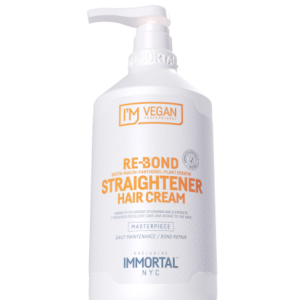 Immortal NYC I M Vegan Re-Bond Hair Straightener Cream Express Keratin 1L