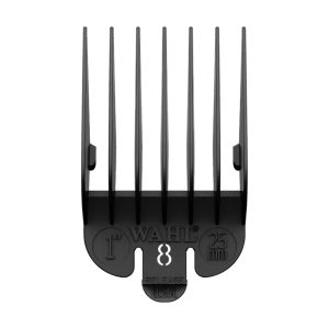 Wahl No. 8 Plastic Tab Attachment Comb 1inch Black