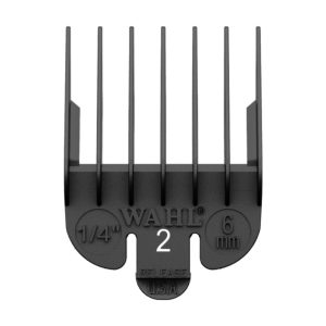 Wahl No. 2 Plastic Tab Attachment Comb 1/4inch Black
