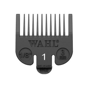 Wahl No. 1 Plastic Tab Attachment Comb 1/8inch Black