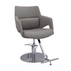 Karma Cessnock Salon Chair Grey/Chrome 02171802