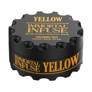 Immortal Infuse Colouring Hair Wax Yellow 100ml