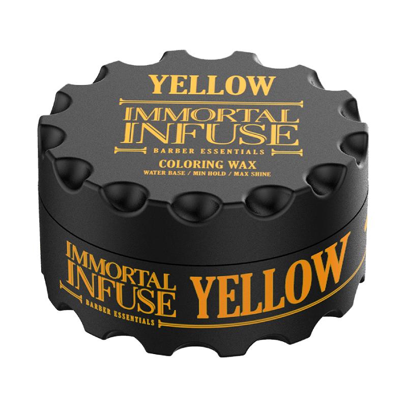 Immortal Infuse Colouring Hair Wax Yellow 100ml