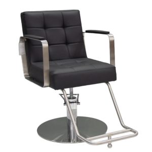 Karma Lithgow Salon Chair Black/Silver 02130102