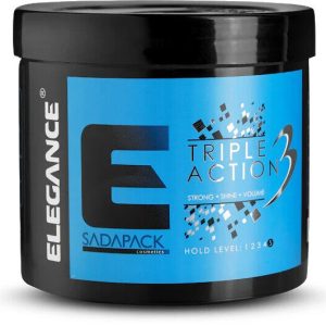 Elegance Triple Action Hair Gel Blue 500ml
