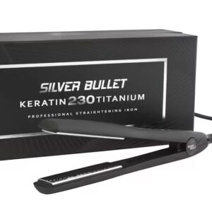 Silver Bullet Keratin 230 Titanium Hair Straightener 25mm Silver