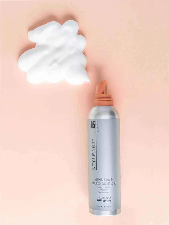 Natural Look StyleArt Flexible Hold Nourishing Mousse 250g - Image 2